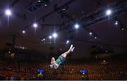 18 August 2022; Dominick Cunningham of Ireland competes in the Floor Exercise during day 8 of the European Championships 2022 at the Olympiahalle in Munich, Germany. Photo by Ben McShane/Sportsfile