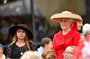 18 August 2022; Attendees during Ladies Day at the Longines FEI Dublin Horse Show at the RDS in Dublin. Photo by Oliver McVeigh/Sportsfile