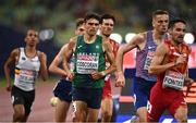 18 August 2022; Andrew Coscoran of Ireland, centre, competes in the Men's 1500m Final during day 8 of the European Championships 2022 at the Olympiastadion in Munich, Germany. Photo by David Fitzgerald/Sportsfile