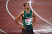 18 August 2022; Andrew Coscoran of Ireland after the Men's 1500m Final during day 8 of the European Championships 2022 at the Olympiastadion in Munich, Germany. Photo by Ben McShane/Sportsfile