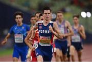 18 August 2022; Jakob Ingebrigtsen of Norway leads during the Men's 1500m Final during day 8 of the European Championships 2022 at the Olympiastadion in Munich, Germany. Photo by David Fitzgerald/Sportsfile