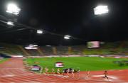 18 August 2022; A general view if the field during the Women's 5000m Final during day 8 of the European Championships 2022 at the Olympiastadion in Munich, Germany. Photo by Ben McShane/Sportsfile