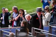 19 August 2022; President of Ireland Michael D Higgins in attendance at the Longines FEI Jumping Nations Cup™ of Ireland during the Longines FEI Dublin Horse Show at the RDS in Dublin. Photo by Piaras Ó Mídheach/Sportsfile