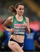 19 August 2022; Ciara Mageean of Ireland competes in the Women's 1500m Final during day 9 of the European Championships 2022 at the Olympiastadion in Munich, Germany. Photo by David Fitzgerald/Sportsfile