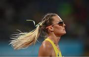 19 August 2022; Viktoryia Tkachuk of Ukraine before the Women's 400m Hurdles Final during day 9 of the European Championships 2022 at the Olympiastadion in Munich, Germany. Photo by David Fitzgerald/Sportsfile