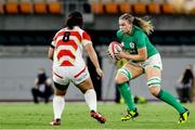 20 August 2022; Edel McMahon of Ireland in action against Ayano Nagai of Japan during the Women's Rugby Summer Tour match between Japan and Ireland at Ecopa Stadium in Shizouka, Japan. Photo by Sportsfile
