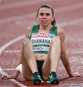 20 August 2022; Louise Shanahan of Ireland after the Women's 800m Final during day 10 of the European Championships 2022 at the Olympiastadion in Munich, Germany. Photo by Ben McShane/Sportsfile