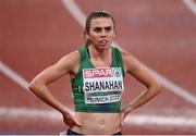 20 August 2022; Louise Shanahan of Ireland after the Women's 800m Final during day 10 of the European Championships 2022 at the Olympiastadion in Munich, Germany. Photo by David Fitzgerald/Sportsfile