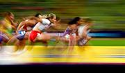 20 August 2022; Jessica Hunter of Great Britain on her way to winning Heat 1 of the Women's 100m Hurdles during day 10 of the European Championships 2022 at the Olympiastadion in Munich, Germany. Photo by David Fitzgerald/Sportsfile