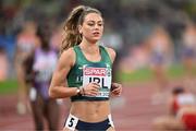 20 August 2022; Sophie Becker of Ireland before the Women's 4x400m Relay Final during day 10 of the European Championships 2022 at the Olympiastadion in Munich, Germany. Photo by Ben McShane/Sportsfile