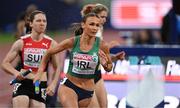 20 August 2022; Sharlene Mawdsley of Ireland competes in the Women's 4x400m Relay Final during day 10 of the European Championships 2022 at the Olympiastadion in Munich, Germany. Photo by Ben McShane/Sportsfile