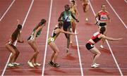 20 August 2022; Rhasidat Adeleke of Ireland competes in the Women's 4x400m Relay Final during day 10 of the European Championships 2022 at the Olympiastadion in Munich, Germany. Photo by David Fitzgerald/Sportsfile