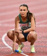 20 August 2022; Sharlene Mawdsley of Ireland after the Women's 4x400m Relay Final during day 10 of the European Championships 2022 at the Olympiastadion in Munich, Germany. Photo by Ben McShane/Sportsfile