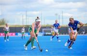 20 August 2022; Naomi Carroll of Ireland during the Women's 2022 EuroHockey Championship Qualifier match between Ireland and Czech Republic at Sport Ireland Campus in Dublin. Photo by Stephen McCarthy/Sportsfile