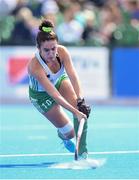 20 August 2022; Hannah McLoughlin of Ireland during the Women's 2022 EuroHockey Championship Qualifier match between Ireland and Czech Republic at Sport Ireland Campus in Dublin. Photo by Stephen McCarthy/Sportsfile