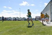 21 August 2022; Ciaran Quirke leads the Clonoulty Rossmore team to the field prior the Tipperary County Senior Hurling Championship - Group 1 Round 3 match between Clonoulty Rossmore and Moycarkey at Boherlahan - Dualla GAA Sports Centre in Ardmayle East, Tipperary. Photo by Tom Beary/Sportsfile