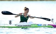 21 August 2022; Jenny Egan-Simmons of Ireland competing in the Women's Kayak Single 5000m Final during day 11 of the European Championships 2022 at the Olympic Regatta Centre in Munich, Germany. Photo by David Fitzgerald/Sportsfile
