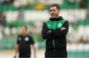 21 August 2022; Shamrock Rovers manager Stephen Bradley before the SSE Airtricity League Premier Division match between Shamrock Rovers and Dundalk at Tallaght Stadium in Dublin. Photo by Stephen McCarthy/Sportsfile