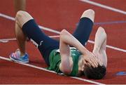 21 August 2022; Mark English of Ireland after finishing third in the Men's 800m Final during day 11 of the European Championships 2022 at the Olympiastadion in Munich, Germany. Photo by David Fitzgerald/Sportsfile
