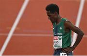 21 August 2022; Hiko Tonosa Haso of Ireland after the Men's 10000m Final during day 11 of the European Championships 2022 at the Olympiastadion in Munich, Germany. Photo by David Fitzgerald/Sportsfile