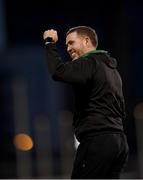21 August 2022; Shamrock Rovers manager Stephen Bradley celebrates with supporters after the SSE Airtricity League Premier Division match between Shamrock Rovers and Dundalk at Tallaght Stadium in Dublin. Photo by Stephen McCarthy/Sportsfile