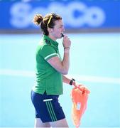 21 August 2022; Cliodhna O'Connor, Ireland lead athlete development coach, during the Women's 2022 EuroHockey Championship Qualifier match between Ireland and Turkey at Sport Ireland Campus in Dublin. Photo by Stephen McCarthy/Sportsfile