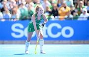 21 August 2022; Niamh Carey of Ireland during the Women's 2022 EuroHockey Championship Qualifier match between Ireland and Turkey at Sport Ireland Campus in Dublin. Photo by Stephen McCarthy/Sportsfile