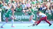 21 August 2022; Charlotte Beggs of Ireland during the Women's 2022 EuroHockey Championship Qualifier match between Ireland and Turkey at Sport Ireland Campus in Dublin. Photo by Stephen McCarthy/Sportsfile