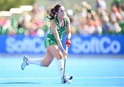 21 August 2022; Katie McKee of Ireland on her way to scoring her side's third goal during the Women's 2022 EuroHockey Championship Qualifier match between Ireland and Turkey at Sport Ireland Campus in Dublin. Photo by Stephen McCarthy/Sportsfile