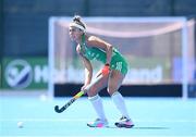 21 August 2022; Lena Tice of Ireland during the Women's 2022 EuroHockey Championship Qualifier match between Ireland and Turkey at Sport Ireland Campus in Dublin. Photo by Stephen McCarthy/Sportsfile