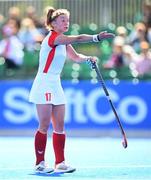 21 August 2022; Monika Polewczak of Poland during the Women's 2022 EuroHockey Championship Qualifier match between Poland and Czech Republic at Sport Ireland Campus in Dublin. Photo by Stephen McCarthy/Sportsfile