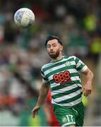 21 August 2022; Richie Towell of Shamrock Rovers during the SSE Airtricity League Premier Division match between Shamrock Rovers and Dundalk at Tallaght Stadium in Dublin. Photo by Stephen McCarthy/Sportsfile