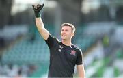 21 August 2022; Dundalk goalkeeper Mark Byrne before the SSE Airtricity League Premier Division match between Shamrock Rovers and Dundalk at Tallaght Stadium in Dublin. Photo by Stephen McCarthy/Sportsfile