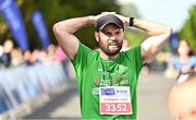 20 August 2022; Ryan Callan from Louth after finishing the Irish Life Dublin Race Series Frank Duffy 10 Mile in Phoenix Park in Dublin. Photo by Sam Barnes/Sportsfile
