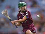 23 July 2022; Catherine Finnerty of Galway during the Glen Dimplex Senior Camogie All-Ireland Championship Semi-Final match between Galway and Kilkenny at Croke Park in Dublin. Photo by Piaras Ó Mídheach/Sportsfile
