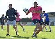 25 August 2022; Vakh Abdaladze during a training session on day one of the Leinster Rugby 12 Counties Tour at Ashbourne RFC in Ashbourne, Meath. Photo by Brendan Moran/Sportsfile