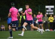 25 August 2022; Dan Sheehan during an open training session on day one of the Leinster Rugby 12 Counties Tour at Longford RFC in Longford. Photo by Harry Murphy/Sportsfile