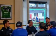 25 August 2022; Tullamore senior team train as Leinster players and staff enjoy a meal on day one of the Leinster Rugby 12 Counties Tour at Tullamore RFC in Offaly. Photo by Harry Murphy/Sportsfile