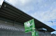 26 August 2022; A general view of a the main stand at Dubarry Park before the Pre-season Friendly match between Connacht and Sale Sharks in Athlone, Westmeath. Photo by Brendan Moran/Sportsfile