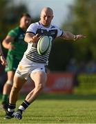 26 August 2022; Joe Simpson of Sale Sharks during the Pre-season Friendly match between Connacht and Sale Sharks at Dubarry Park in Athlone, Westmeath. Photo by Brendan Moran/Sportsfile