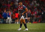 26 August 2022; Malakai Fekitoa of Munster during the Pre-season Friendly match between Munster and Gloucester at Musgrave Park in Cork. Photo by Eóin Noonan/Sportsfile