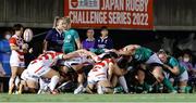 27 August 2022; The ireland and Japan packs engage in a scrum during the Women's Rugby Summer Tour match between Japan and Ireland at Chichibunomiya Rugby Stadium in Tokyo, Japan. Photo by Tsutomu Takasu/Sportsfile