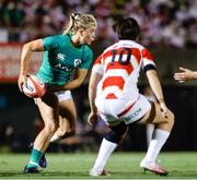 27 August 2022; Ailsa Hughes of Ireland in action against Ayasa Otsuka of Japan during the Women's Rugby Summer Tour match between Japan and Ireland at Chichibunomiya Rugby Stadium in Tokyo, Japan. Photo by Tsutomu Takasu/Sportsfile