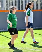 27 August 2022; Lauren Cunningham during a Republic of Ireland Women's Street League training at St Catherine's Community Sports Centre in Dublin. Photo by Ben McShane/Sportsfile