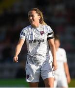 27 August 2022; Wexford Youths captain Kylie Murphy in action during the SSE Airtricity Women's National League match between Bohemians and Wexford Youths at Dalymount Park in Dublin. Photo by Tyler Miller/Sportsfile