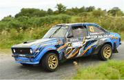 28 August 2022; Eddie Doherty and Emel McNamara in their Ford Escort Mk2 during round 7 of the Galway Summer Rally in the Triton Showers National Rally Championship in Athenry, Galway. Photo by Philip Fitzpatrick/Sportsfile
