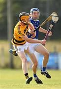 28 August 2022; Ben Flanagan of Mount Sion in action against Paudie Coleman of Lismore during the Waterford Senior Hurling Club Championship Quarter-Final match between Mount Sion and Lismore at Fraher Field in Dungarvan, Waterford. Photo by Eóin Noonan/Sportsfile