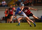 28 August 2022; Tholom Guiry of Fourmilewater in action against Tim Sullivan of Ballygunner during the Waterford Senior Hurling Club Championship Quarter-Final match between Ballygunner and Fourmilewater at Fraher Field in Dungarvan, Waterford. Photo by Eóin Noonan/Sportsfile