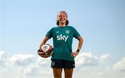 29 August 2022; Jess Ziu stands for a portrait during a Republic of Ireland Women media day at Castleknock Hotel in Dublin. Photo by Stephen McCarthy/Sportsfile
