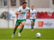 28 August 2022; Justin Ferizaj of Shamrock Rovers during the Extra.ie FAI Cup second round match between Drogheda United and Shamrock Rovers at Head in the Game Park in Drogheda, Louth. Photo by Ben McShane/Sportsfile
